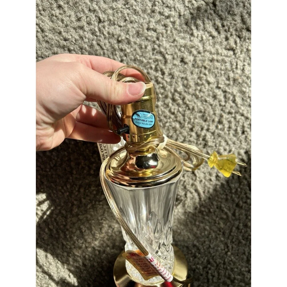 Mark One, Ltd. Crystal Table Lamp Base ONLY